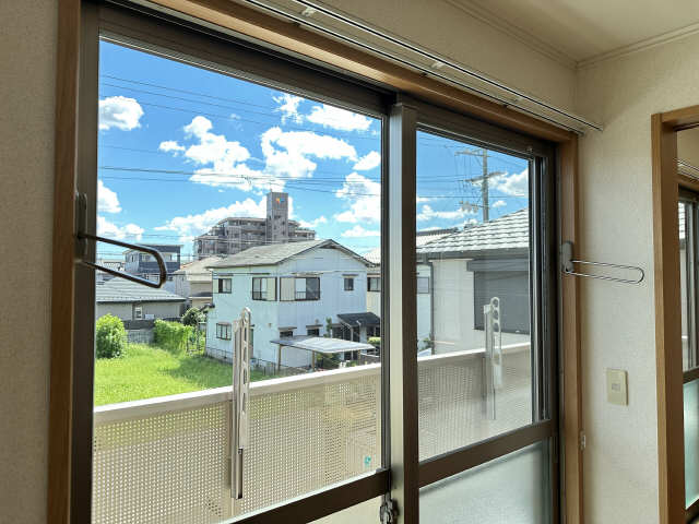 室内物干し竿かけ