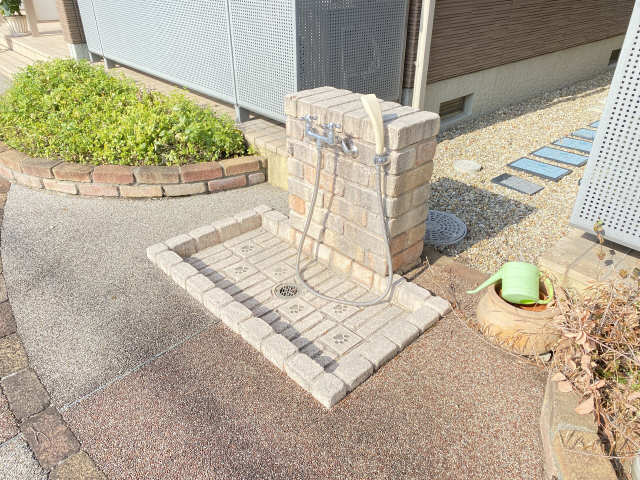 ペット用足洗い場