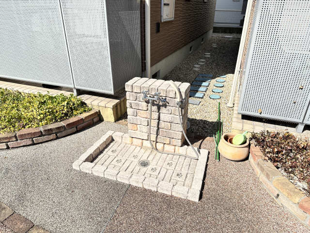 ペット足洗い場
