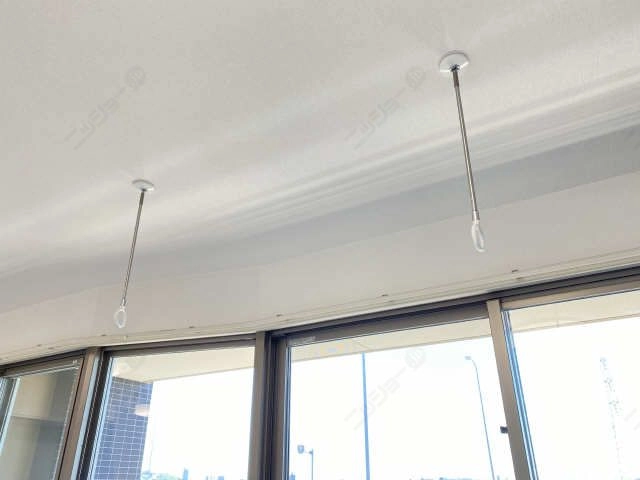 室内物干し竿かけ