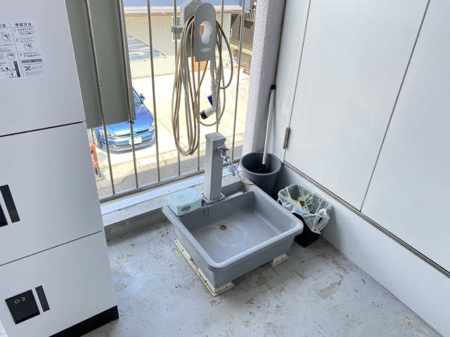 ペット足洗い場