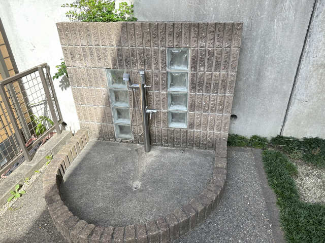 ペット足洗い場