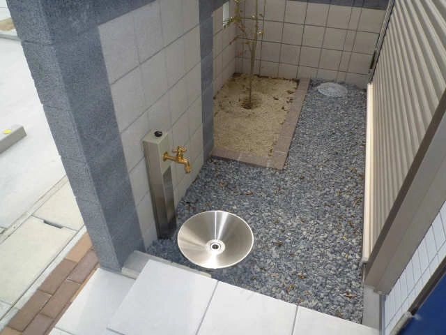 専用テラス＆散水栓