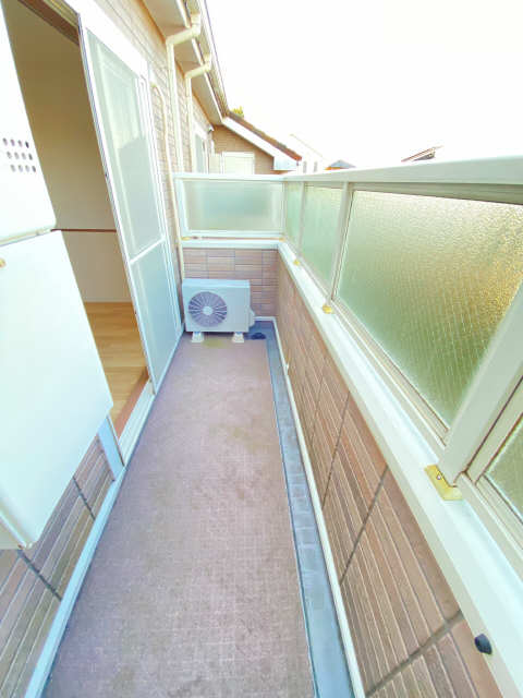 北側バルコニー