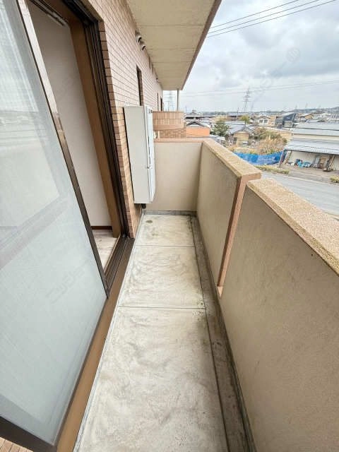 北側バルコニー