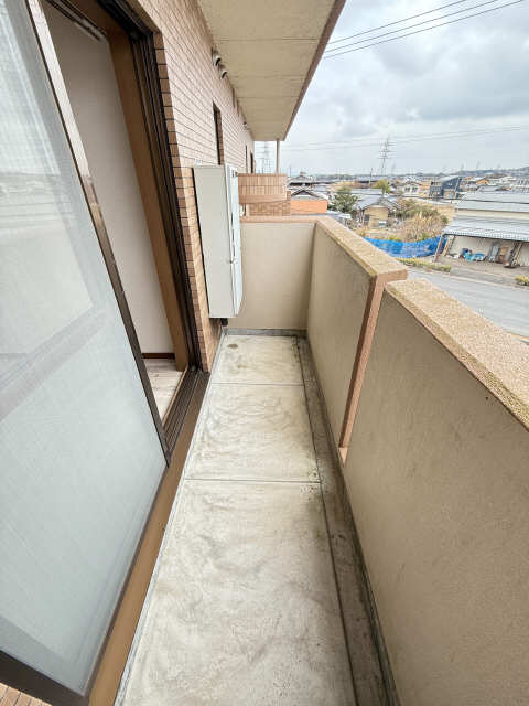 北側バルコニー