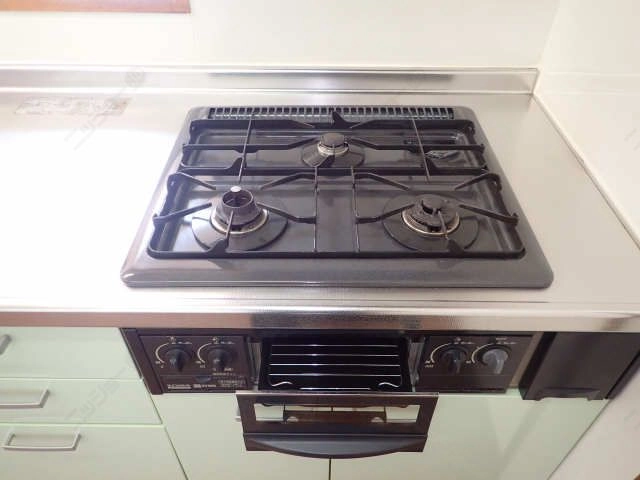 ３口ガスコンロ（グリル付）