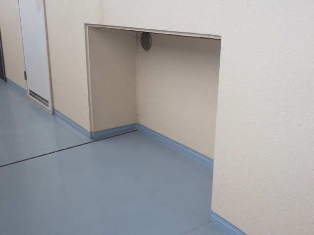 エアコン室外機置場