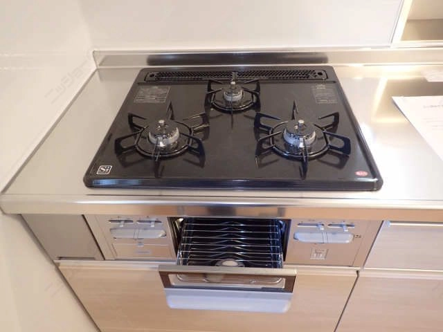 3口ガスコンロ(グリル付)