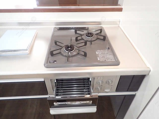 2口ガスコンロ(グリル付)