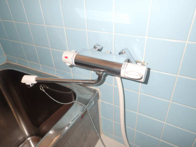 あま市新居屋江上田貸家  浴室サーモ水栓