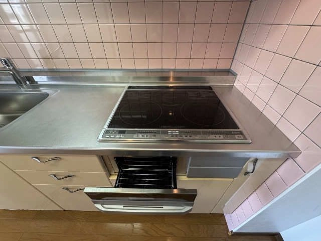 グリル付き3口IHコンロ