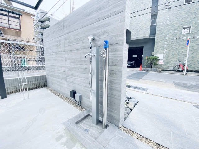 ペット用足洗い場