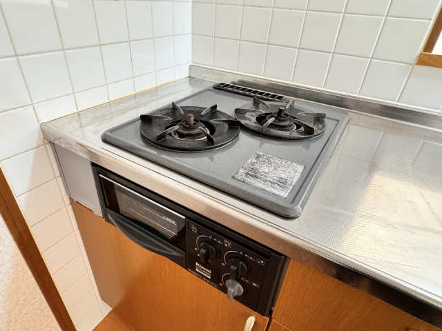 グリル付２口コンロ