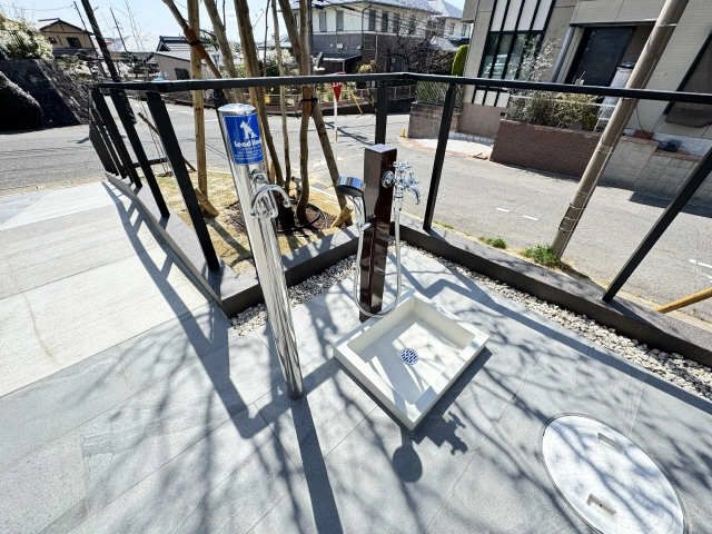 ペット足洗い場